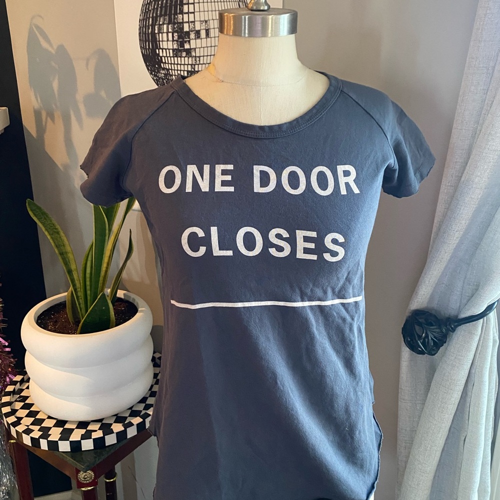 Graphic Tee - One Door Closes